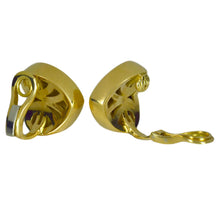 Load image into Gallery viewer, Marina B 18K Yellow Gold Heart Earclips
