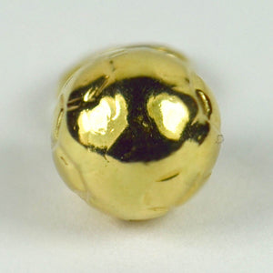 French 18K Yellow Gold Football Soccer Charm Pendant