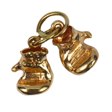 Load image into Gallery viewer, 9K Yellow Gold Boxing Gloves Charm Pendant
