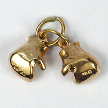 Load image into Gallery viewer, 9K Yellow Gold Boxing Gloves Charm Pendant
