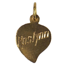Load image into Gallery viewer, 9K Yellow Gold Roslynn Love Heart Charm Pendant
