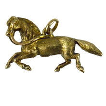 Load image into Gallery viewer, 9K Yellow Gold Horse Charm Pendant
