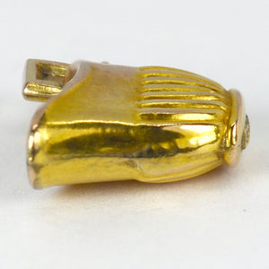 9K Yellow Gold Milk Jug Charm Pendant