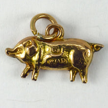 Load image into Gallery viewer, 9K Yellow Gold Pig Charm Pendant
