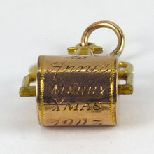 Load image into Gallery viewer, 9K Yellow Gold Grass Roller Charm Pendant
