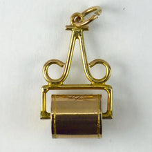 Load image into Gallery viewer, 9K Yellow Gold Grass Roller Charm Pendant
