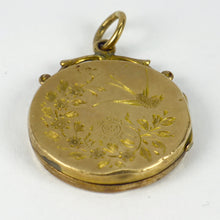 Load image into Gallery viewer, 9K Yellow Gold Filled Foiled Locket Charm Pendant
