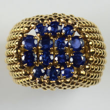 Load image into Gallery viewer, French Sapphire Gold Ring, circa 1950
