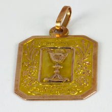 Load image into Gallery viewer, French First Communion 18K Yellow Rose Gold Charm Pendant
