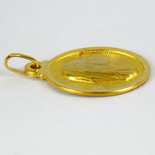 Load image into Gallery viewer, French Virgin Mary 18K Yellow Gold Medal Pendant
