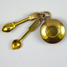 Load image into Gallery viewer, Teacup Saucer Set 9K Yellow Gold Charm Pendant

