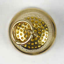 Load image into Gallery viewer, 9K Yellow Gold Thimble Charm Pendant

