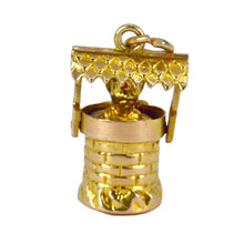 Load image into Gallery viewer, 9K Yellow Gold Devil in Wishing Well Charm Pendant

