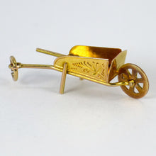 Load image into Gallery viewer, 9K Yellow Gold Wheelbarrow Charm Pendant
