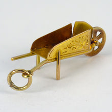 Load image into Gallery viewer, 9K Yellow Gold Wheelbarrow Charm Pendant
